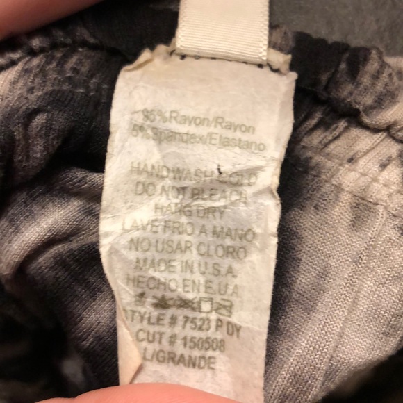 Tie dye strapless jumpsuit - Picture 4 of 5